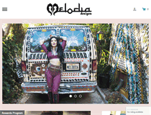 Tablet Screenshot of melodiadesigns.com